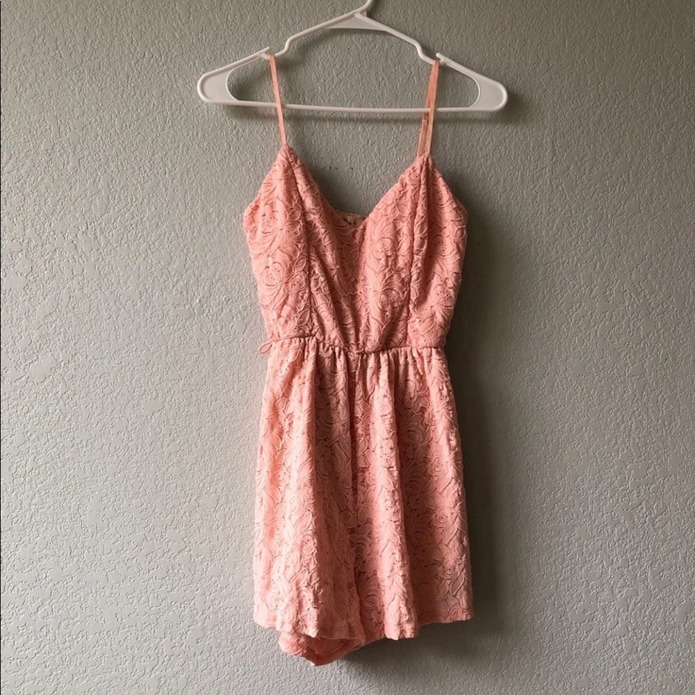 Blush pink romper